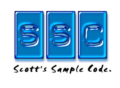 Scott's Sample Code.