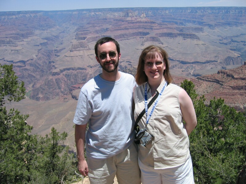 Scott and Michelle at the Grand Canyon