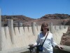Here's a shot of Michelle at Hoover Dam.  This is about all we did at Hoover Dam, it was a miserable day, we were exhausted, and it was really crowded.  So we looked over the edge, said "wow", took some pictures, and started our trek home.