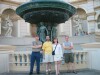 Kyle, Scott, Michelle and Nate in front of the Monte Carlo.