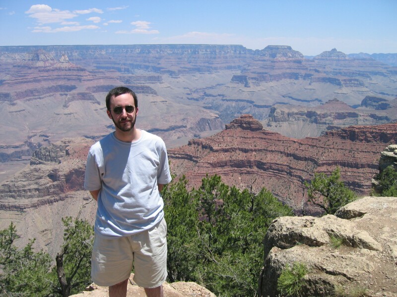 Scott at the Grand Canyon