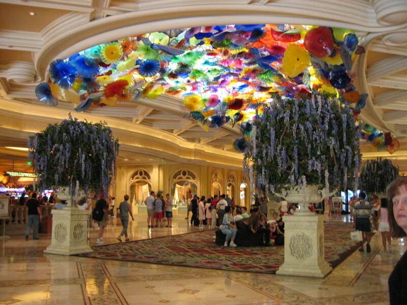 Main entrance to the Bellagio