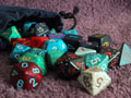 A picture of my gaming dice.